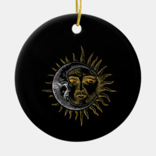 Astronomie Stars Sonnenmond Planeten Astronaut Keramik Ornament