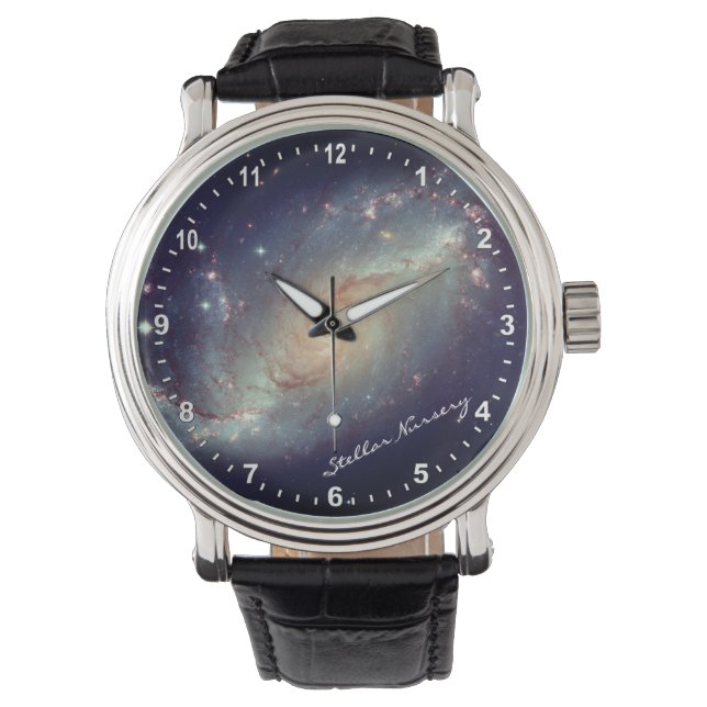Astronomie & Stellar Kinderzimmer Watch, Hubble /  Armbanduhr (Vorderseite)