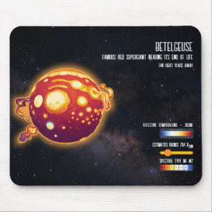 Astronomie Stern Beteigeuze Weltraum Wissenschaft Mousepad
