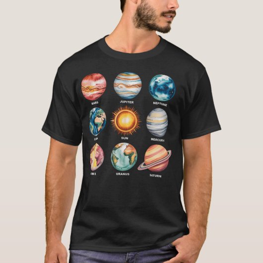 Astronomie T-Shirt (Vorderseite)