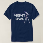 Astronomie Telescope Astronomer T-Shirt (Design vorne)