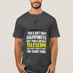 Astronomie Telescope Galaxy T-Shirt