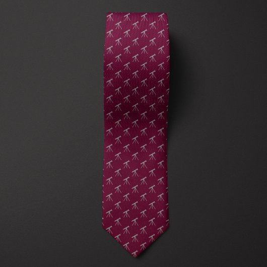 Astronomie Telescope Krawatte