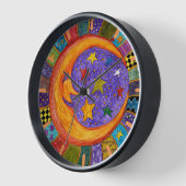 Astronomie-Uhr von Sonne, Mond und Sternen Uhr (Winkel)