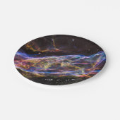 Astronomie und Nebula-Schleier, Hubble / Galaxie Pappteller (Schrägansicht)