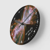 Astronomie und Schmetterlingsnebeluhr, Hubble/Gala Runde Wanduhr (Winkel)