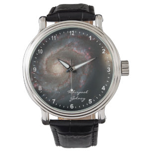 Astronomie und Whirlpool Galaxy Watch, Hubble / Sp Armbanduhr