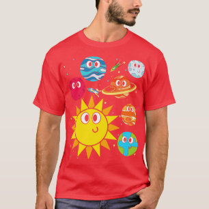 Astronomie Universe Space Scientist Niedlich Plane T-Shirt