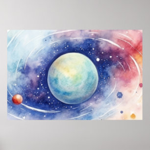 Astronomie Universum Nebel. GROSS Poster