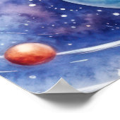 Astronomie Universum Nebel. KLEIN Poster (Ecke)