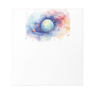 Astronomie Universum Nebel. Notizblock