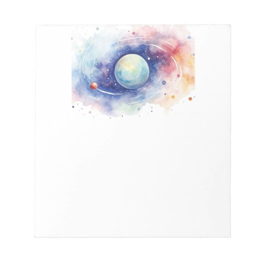 Astronomie Universum Nebel. Notizblock (Vorderseite)