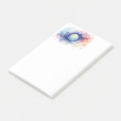 Astronomie Universum Nebel. Post-it Klebezettel (angewinkelt)