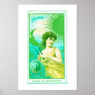 Astronomie, Urania, Poster Print