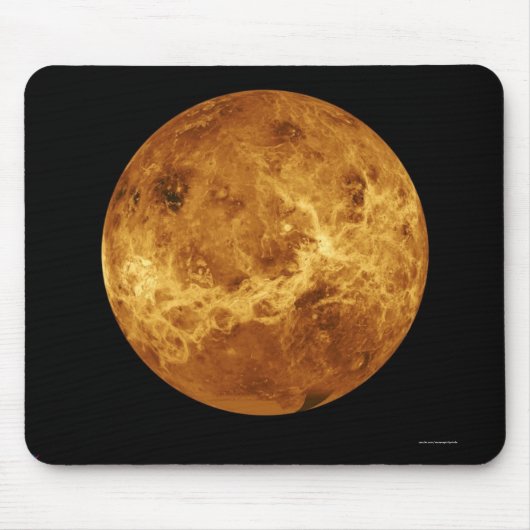 Astronomie Venus Planetenbild Mousepad (Vorne)