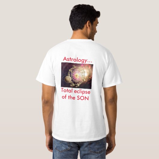 Astronomie verdunkelt Astrologie T - Shirt (Schwarz voll)