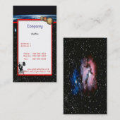 Astronomie-Visitenkarte Visitenkarte (Vorne/Hinten)