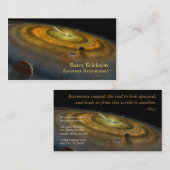 Astronomie-Visitenkarte Visitenkarte (Vorne/Hinten)