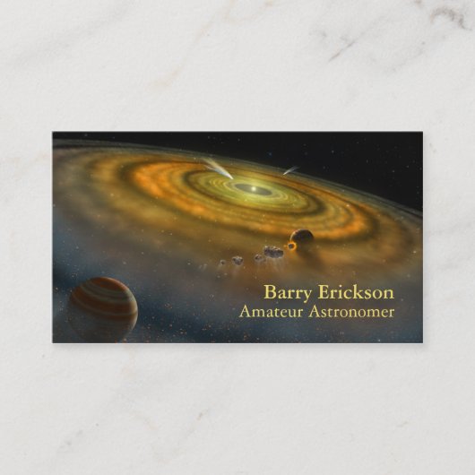 Astronomie-Visitenkarte Visitenkarte (Vorderseite)