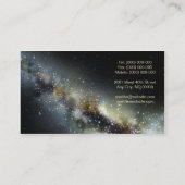 Astronomie-Visitenkarte Visitenkarte (Rückseite)