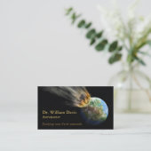 Astronomie-Visitenkarte Visitenkarte (Stehend Vorderseite)