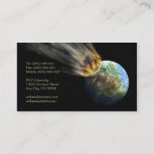 Astronomie-Visitenkarte Visitenkarte (Rückseite)