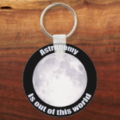 Astronomie Vollmond Schlüsselanhänger (Vorderseite)