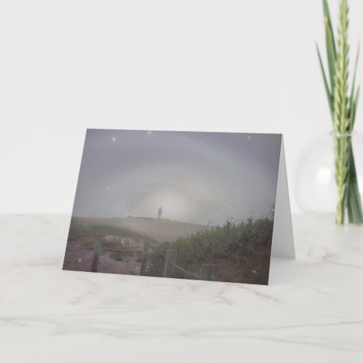 Astronomie-Wanderer - jenseits schauend Karte (Vorderseite)