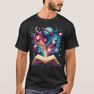Astronomie-Weltraumliebhaber-Bücher T-Shirt