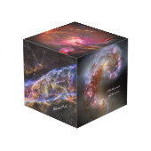 Astronomie & Whirpool Galaxy Spiral, Nebula Schlei Würfel (Rückseite Schrägansicht)