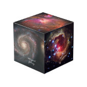 Astronomie & Whirpool Galaxy Spiral, Nebula Schlei Würfel (Vorderseite Schrägansicht)