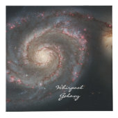 Astronomie & Whirpool Galaxy Spiral, Nebula Schlei Würfel (Vorderseite)