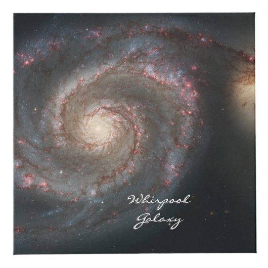 Astronomie & Whirpool Galaxy Spiral, Nebula Schlei Würfel (Vorderseite)