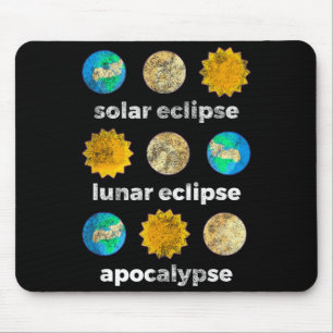 Astronomie Wissenschaft Sonnenfinsternis Mondfinst Mousepad