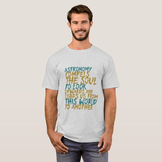 Astronomie Wissenschaft Weltraum Geek Inspiration T-Shirt (Vorne ganz)