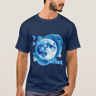 Astronomie : Zum Mond und zurück. T-Shirt