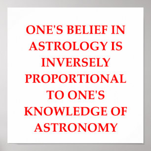 Astronomieastrologiewitz Poster
