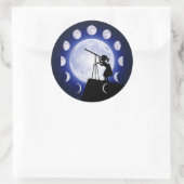 Astronomieaufkleber Runder Aufkleber (Tasche)