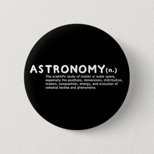 Astronomiedefinitionsknopf Button