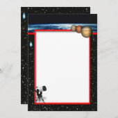 Astronomieeinladung Einladung (Vorne/Hinten)