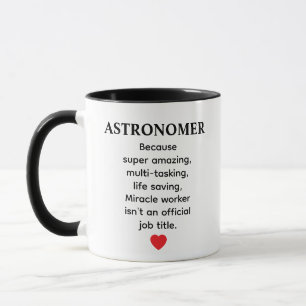 Astronomiegeschenke für Männer Frauen Astronomie W Tasse