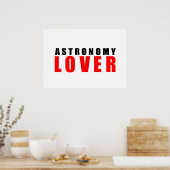 Astronomieliebhaber Poster (Küche)