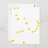 Astronomieorion Postkarte (Vorne/Hinten)