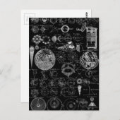 Astronomietisch Postkarte (Vorne/Hinten)