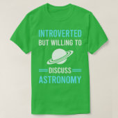 Astronomievorstellung T-Shirt (Design vorne)