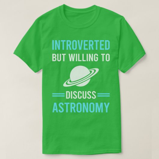 Astronomievorstellung T-Shirt (Design vorne)