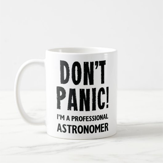 Astronomin Funny Gift Kaffeetasse (Links)