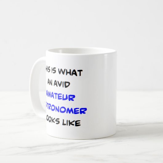 Astronomin Kaffeetasse (Vorderseite Links)