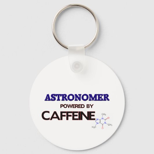 Astronomin Powered by Coffein Schlüsselanhänger (Vorderseite)