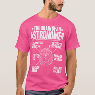 Astronomin Typische Gehirnastronomie T-Shirt